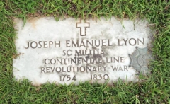 Joseph Emanuel Lyon Grave