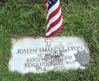 Joseph Emanuel Lyon Grave